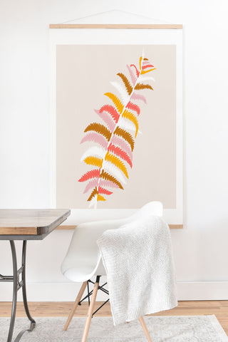 SunshineCanteen fall fern Art Print And Hanger