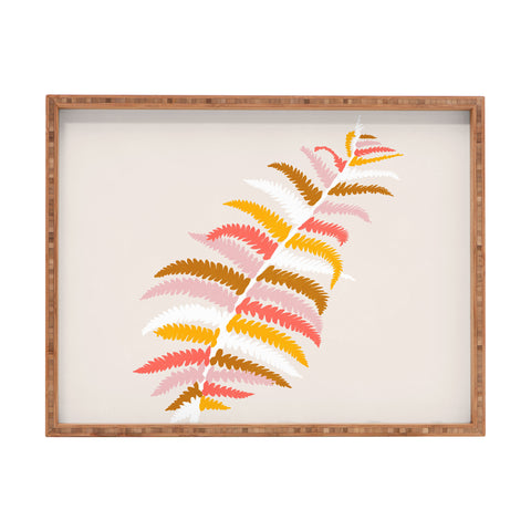 SunshineCanteen fall fern Rectangular Tray