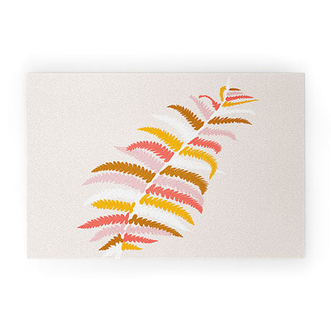 SunshineCanteen fall fern Welcome Mat