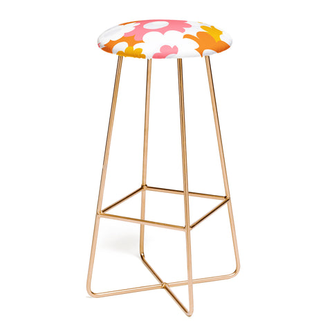 SunshineCanteen flower power 1960 Bar Stool