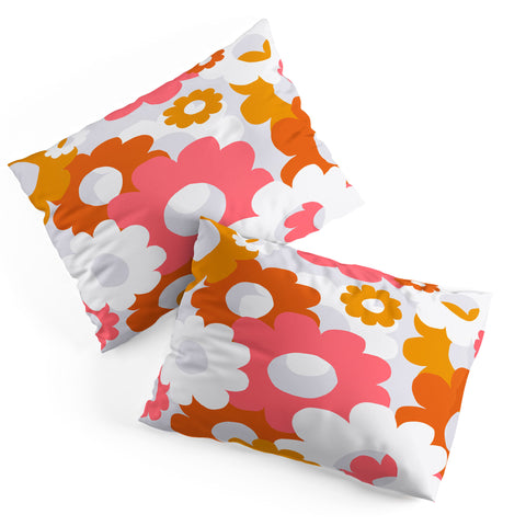 SunshineCanteen flower power 1960 Pillow Shams