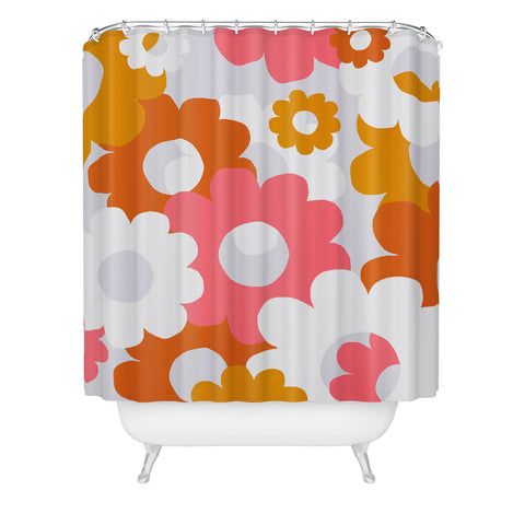 SunshineCanteen flower power 1960 Shower Curtain