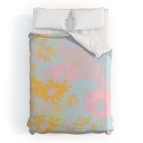 SunshineCanteen gentle flowers Duvet Cover