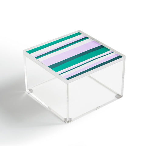 SunshineCanteen Hermosa sunset stripes Acrylic Box