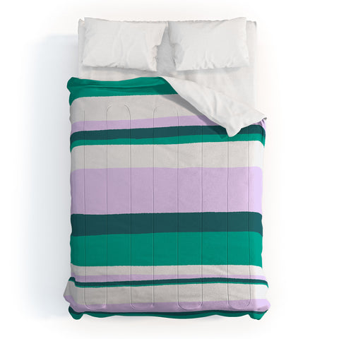 SunshineCanteen Hermosa sunset stripes Comforter