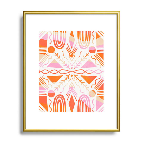 SunshineCanteen high desert Metal Framed Art Print