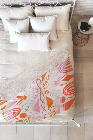 SunshineCanteen high desert Fleece Throw Blanket