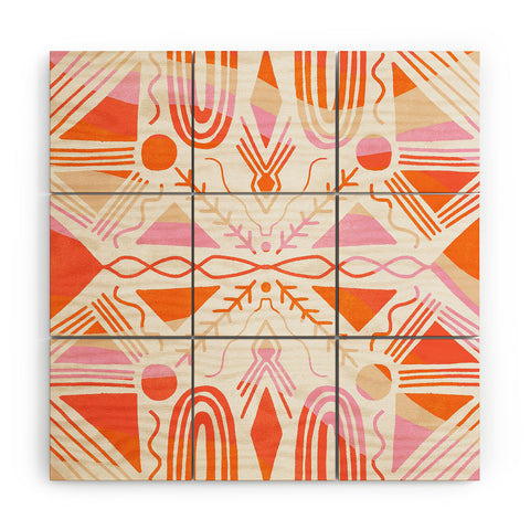 SunshineCanteen high desert Wood Wall Mural