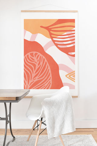 SunshineCanteen just peachy Art Print And Hanger