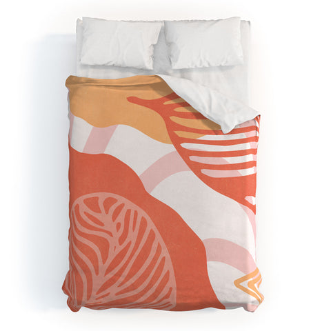 SunshineCanteen just peachy Duvet Cover