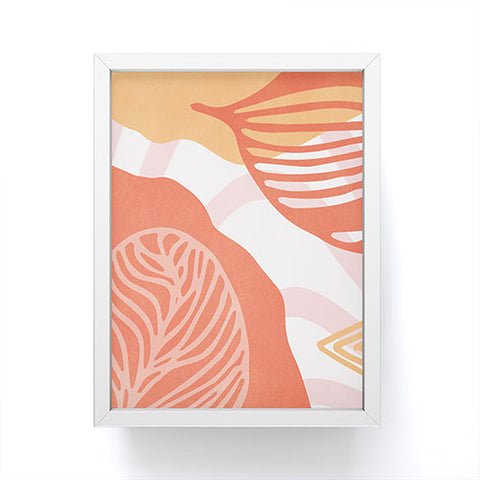 SunshineCanteen just peachy Framed Mini Art Print