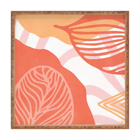 SunshineCanteen just peachy Square Tray
