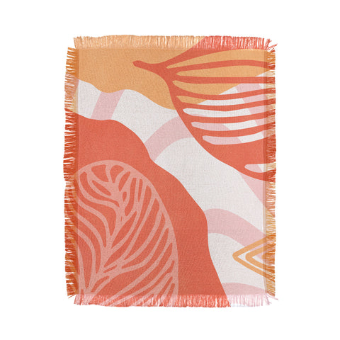 SunshineCanteen just peachy Throw Blanket