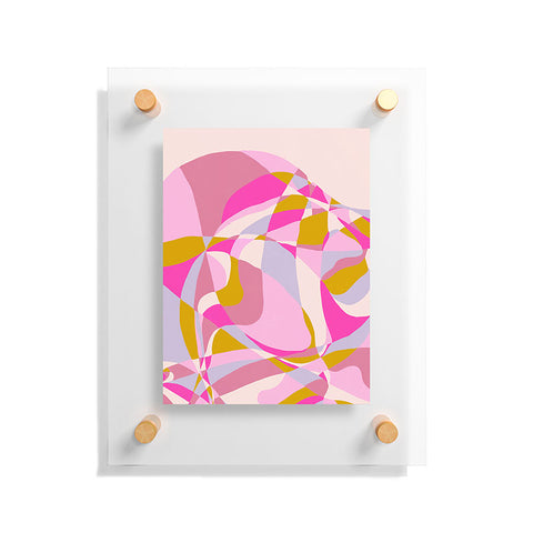 SunshineCanteen kaleidoscope mountain Floating Acrylic Print