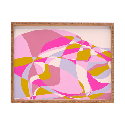 SunshineCanteen kaleidoscope mountain Rectangular Tray