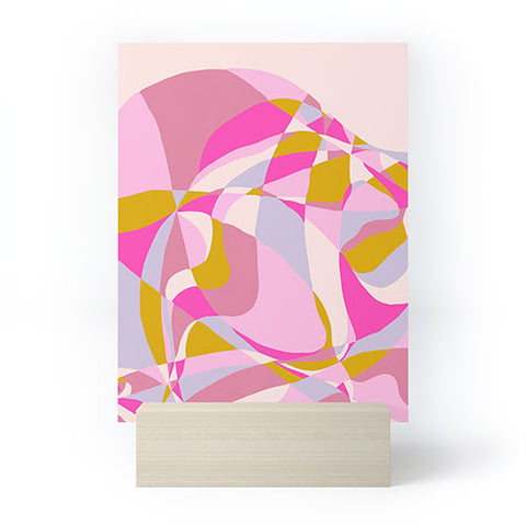 SunshineCanteen kaleidoscope mountain Mini Art Print