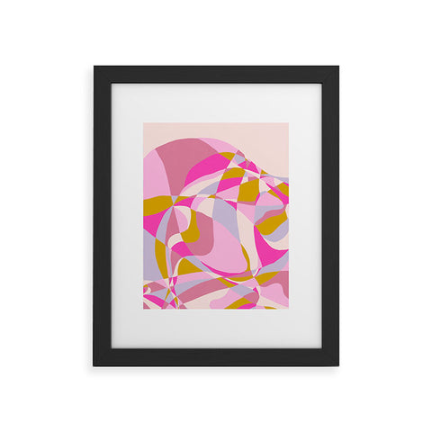 SunshineCanteen kaleidoscope mountain Framed Art Print
