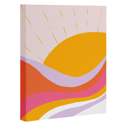 SunshineCanteen laurel canyon sunrise Art Canvas