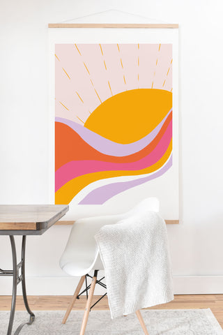 SunshineCanteen laurel canyon sunrise Art Print And Hanger