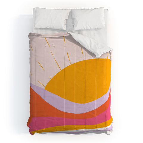SunshineCanteen laurel canyon sunrise Comforter
