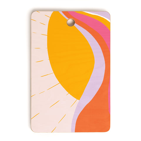 SunshineCanteen laurel canyon sunrise Cutting Board Rectangle