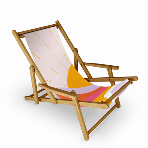 SunshineCanteen laurel canyon sunrise Sling Chair