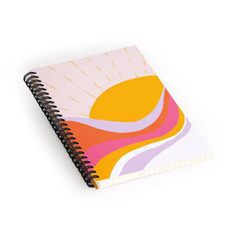 SunshineCanteen laurel canyon sunrise Spiral Notebook