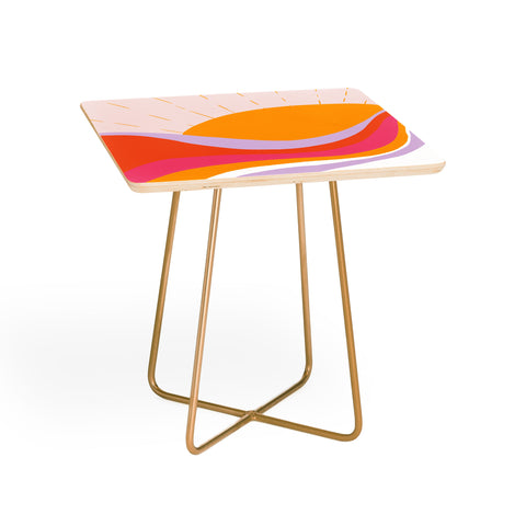 SunshineCanteen laurel canyon sunrise Side Table