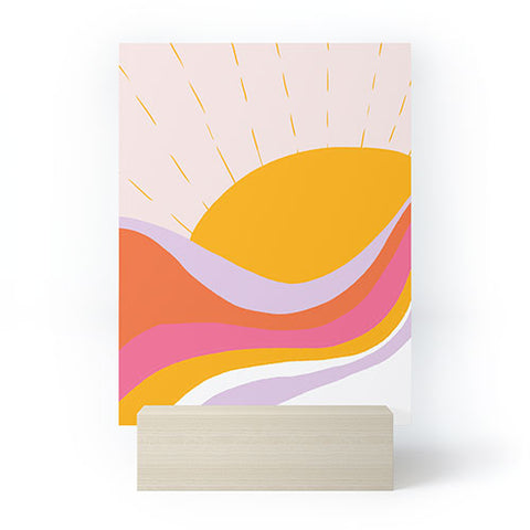 SunshineCanteen laurel canyon sunrise Mini Art Print