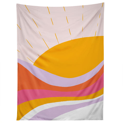 SunshineCanteen laurel canyon sunrise Tapestry