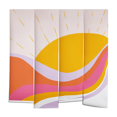 SunshineCanteen laurel canyon sunrise Wall Mural