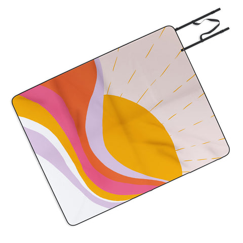 SunshineCanteen laurel canyon sunrise Picnic Blanket