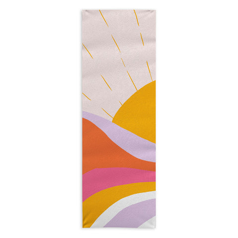 SunshineCanteen laurel canyon sunrise Yoga Towel