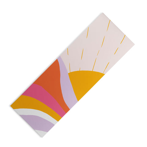 SunshineCanteen laurel canyon sunrise Yoga Mat
