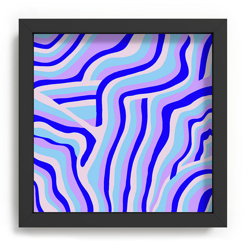 SunshineCanteen lavender zebra stripes Recessed Framing Square