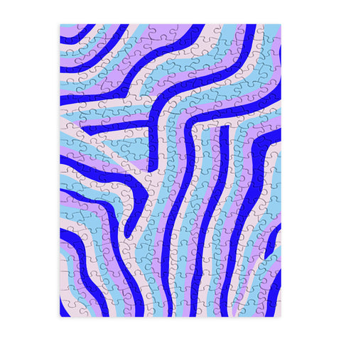 SunshineCanteen lavender zebra stripes Puzzle