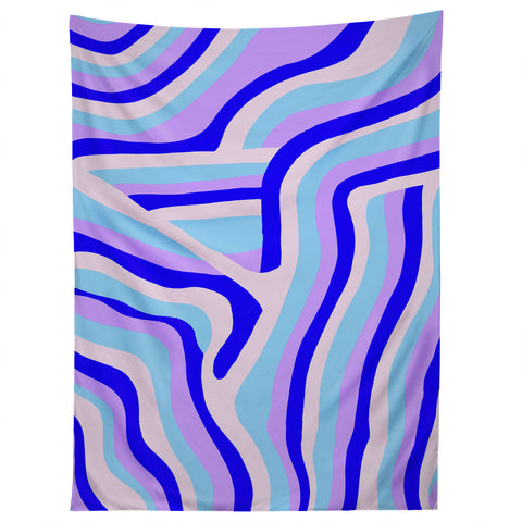 SunshineCanteen lavender zebra stripes Tapestry