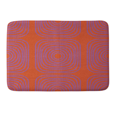 SunshineCanteen LISBOA orange Memory Foam Bath Mat