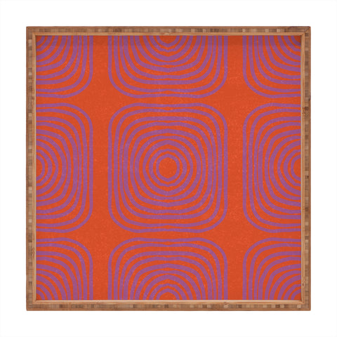 SunshineCanteen LISBOA orange Square Tray