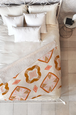 SunshineCanteen los olivos Fleece Throw Blanket