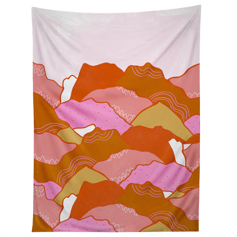 SunshineCanteen magical mountainside Tapestry
