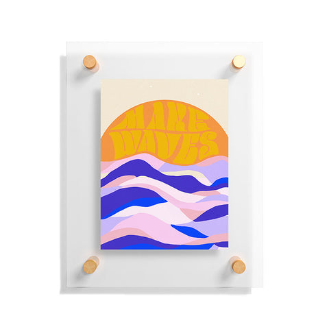 SunshineCanteen makes waves Floating Acrylic Print