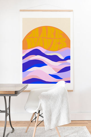 SunshineCanteen makes waves Art Print And Hanger