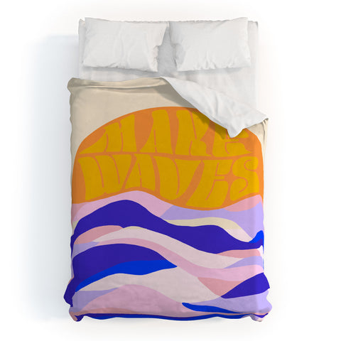SunshineCanteen makes waves Duvet Cover