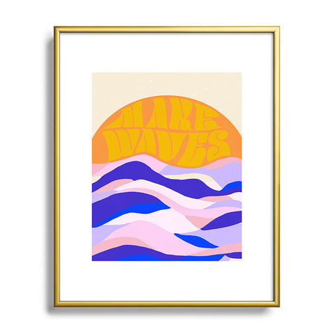 SunshineCanteen makes waves Metal Framed Art Print