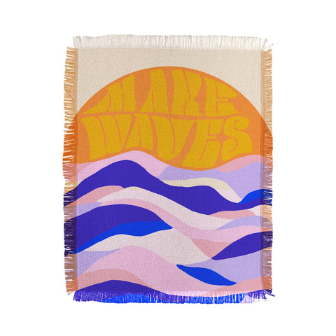 SunshineCanteen makes waves Throw Blanket
