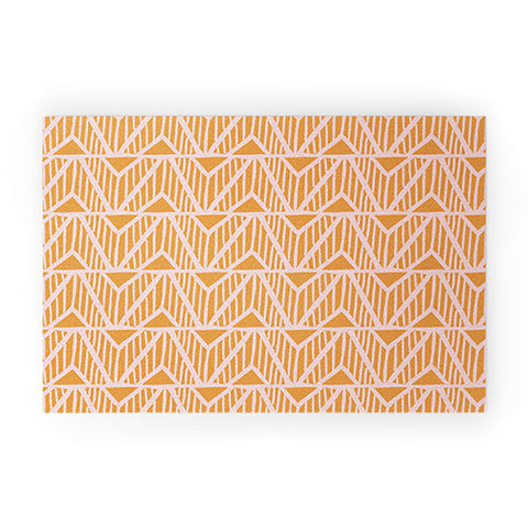 SunshineCanteen mala african tribal pattern Welcome Mat