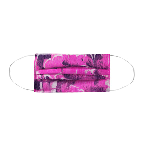 SunshineCanteen marble tie dye bright pink Face Mask
