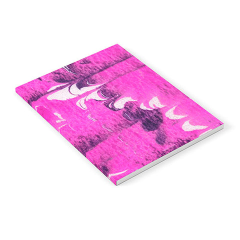 SunshineCanteen marble tie dye bright pink Notebook