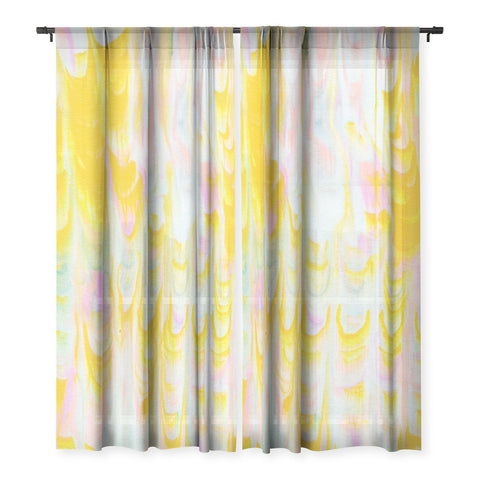 SunshineCanteen marbled pastel dreams Sheer Non Repeat